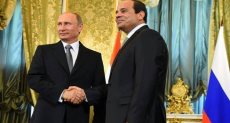 الرئيس المصري ونظيره الروسي