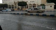 سقوط أمطار غزيرة ومتوسطة على الإسكندرية ومطروح