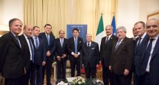  الرئيس عبدالفتاح السيسي ورئيس الوزراء الإيطالي من قمة ليبيا