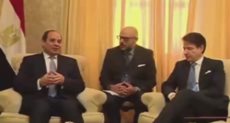  لقاء الرئيس السيسى ورئيس وزراء إيطاليا