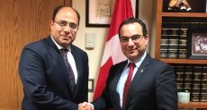 سفير مصر لدى كندا مع المستشار أحمد أبو زيد