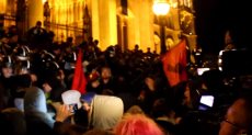 مظاهرات بمحيط البرلمان المجرى 