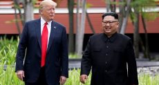 الرئيس الأمريكي والزعيم الكوري