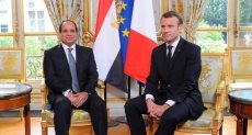 الرئيس الفرنسي ماكرون في ضيافة الرئيس المصري عبد الفتاح السيسي