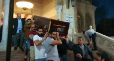 تشييع جثمان الكاتب الصحفي نبيل زكي 