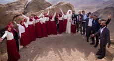 الزفاف أعلى جبل موسى