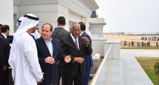 الرئيس السيسي وولي عهد ابو ظبي 