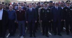 وزير الداخلية يتقدم الجنازة العسكرية للشهيد النقيب ماجد عبد الرازق 