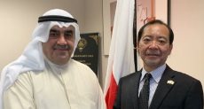 سفير اليابان يستقبل أحمد إسماعيل بهبهانى
