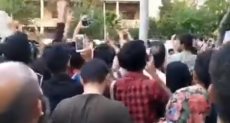 مظاهرات أمام سفارة تركيا فى إيران للتنديد بإبادة الأكراد