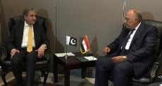 وزير الخارجية سامح شكرى يلتقى وزير خارجية باكستان