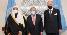 أمين عام الأمم المتحدة يستقبل أمين عام رابطة العالم الإسلامى