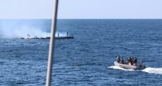 القارب المنفجر قرب خليج عمان