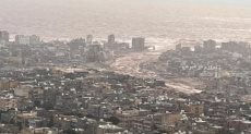 إعصار دانيال الذي يضرب مدن الشرق الليبي