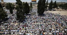 الصلاة فى المسجد الأقصى ـ صورة أرشيفية