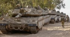 استهداف دبابة إسرائيلية في خانيونس