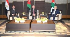 القمة الثلاثية المصرية الأردنية الفلسطينية