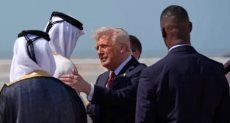 ترامب فى الدوحة