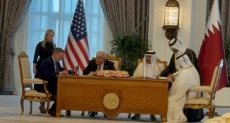دونالد ترامب والشيخ تميم