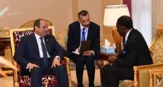 الرئيس عبد الفتاح السيسي مع رئيس غانا