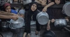 تجويع الأطفال فى غزة - أرشيفية