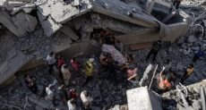 قصف الاحتلال الإسرائيلى لمناطق متفرقة بغزة - أرشيفية