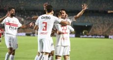 فريق الزمالك فى إحدى المباريات
