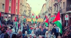 مظاهرات دعم فلسطين فى إيطاليا