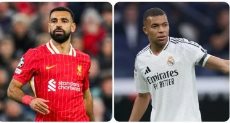 كيليان مبابي ومحمد صلاح ثنائي ريال مدريد وليفربول