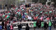 تظاهرات دعم فلسطين