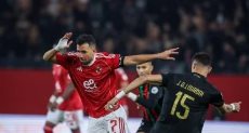 جانب من مباراة الاهلي والجيش الملكي في دوري أبطال أفريقيا