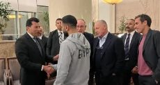 وزير الرياضة وهاني أبو ريدة يحفزان المنتخب