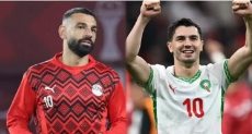 إبراهيم دياز ومحمد صلاح ثنائي منتخب المغرب ومصر