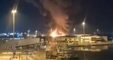 حريق ميناء - أرشيفية