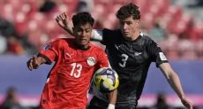 جانب من مباراة سابقة بين مصر ونيويلندا في كأس العالم للشباب
