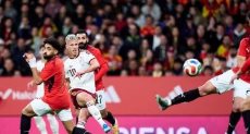 جانب من مباراة مصر وإسبانيا