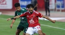 لقطة من مباراة الاهلي وزد