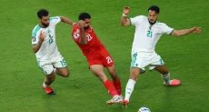 جانب من منتخب الجزائر والأردن