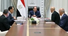اجتمع السيد الرئيس عبد الفتاح السيسي، بمدينة العلمين اليوم