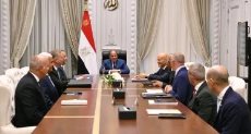 السيد الرئيس عبد الفتاح السيسي خلال اللقاء