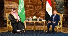 السيد الرئيس عبد الفتاح السيسي والأمير محمد بن سلمان بن عبد العزيز آل سعود