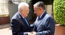 نبيل فهمى يستقبل الرئيس الفلسطيني بمقر الجامعة العربية