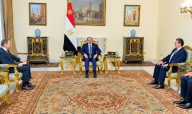 الرئيس السيسى يستقبل رئيس جهاز الاستخبارات الخارجية بروسيا