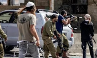 رصاص المستوطنين في منطقة الحمرة ببلدة حوارة بالضفة الغربية