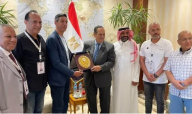 رئيس الأوكسا يحضر فعاليات البطولة العربية لألعاب القوى