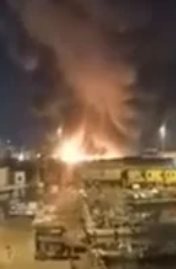 حريق ميناء - أرشيفية