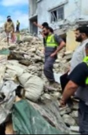 أثار الدمار فى جنوب لبنان إثر القصف الإسرائيلى